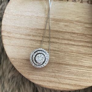 Diamond Necklace with small diamonds